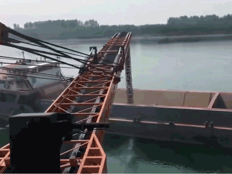 岸对船折叠皮带机36.8米