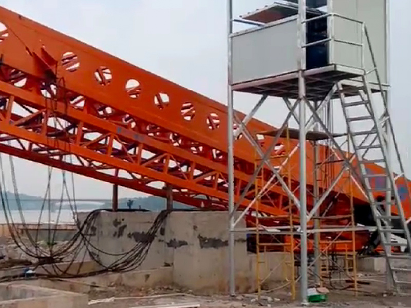 岸对船折叠皮带机36.8米