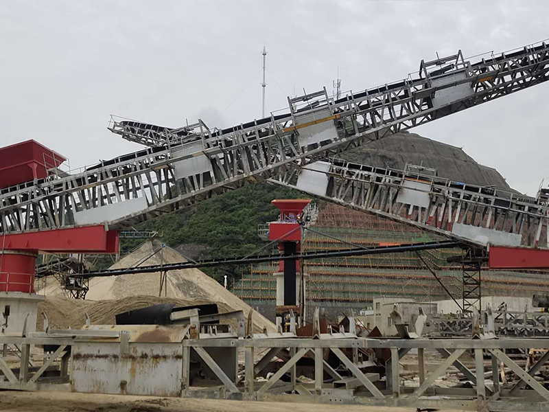 360度立式旋转皮带机