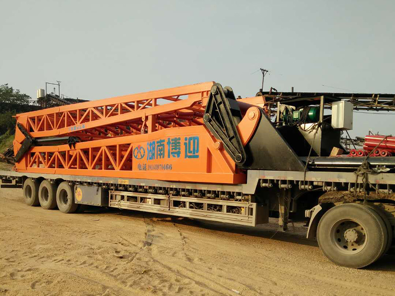 全液压折叠皮带机21米运输